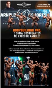  Bodybuilding Pro na Arnold Sports Festival South America 2026