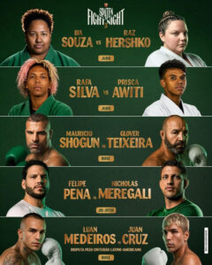 Spaten Fight Night 3 vem aí com a luta inédita entre Shogun x Glover e estreias do judô e jiu-jitsu no evento